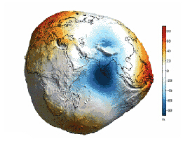 ▲水資源盡失的地球模型